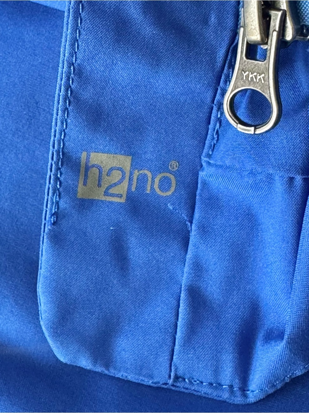 Patagonia Women's Blue Hooded Trench Lined Jacket H2N0 Size S - Picture 7 of 8